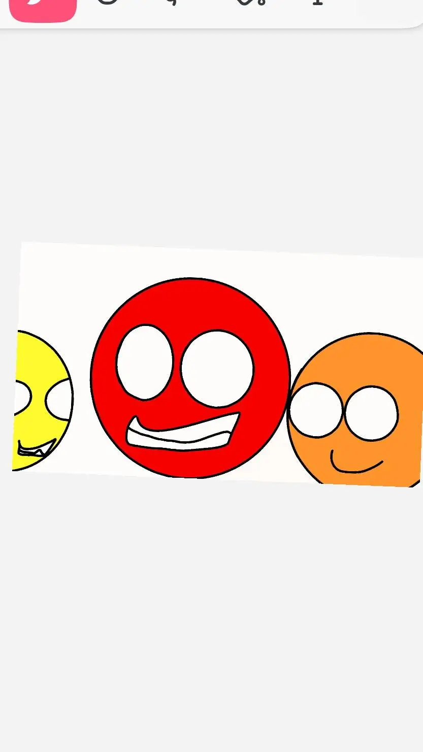 ai character: Color friends background