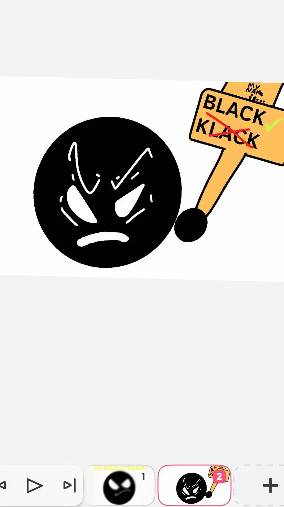 ai character: Black  background