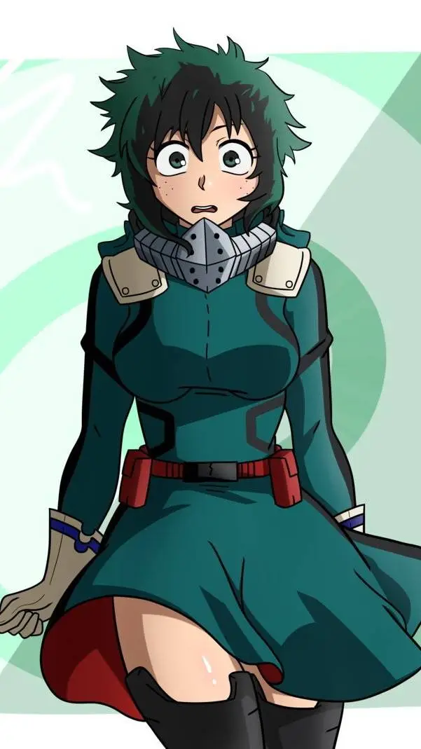 ai character: female deku background