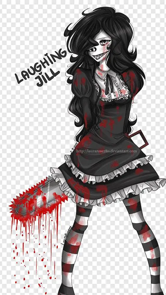 ai character: Laughing Jill background