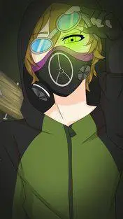 ai character: x-virus background