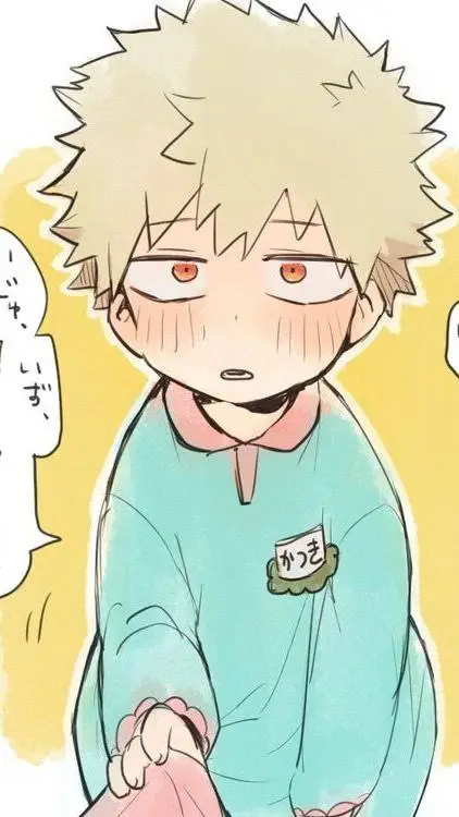ai character: Bakugo pequeño background