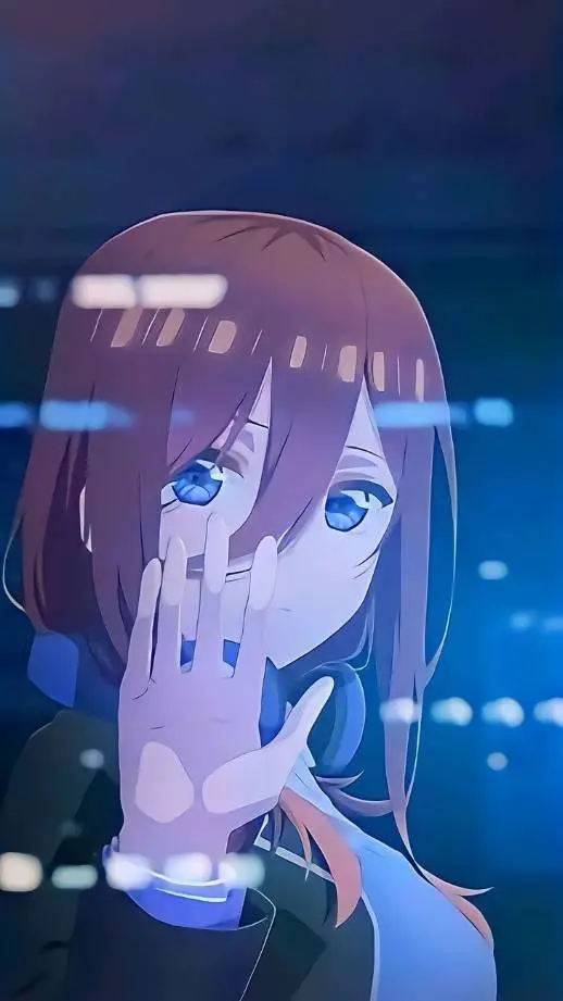 ai character: Miku nakano  background