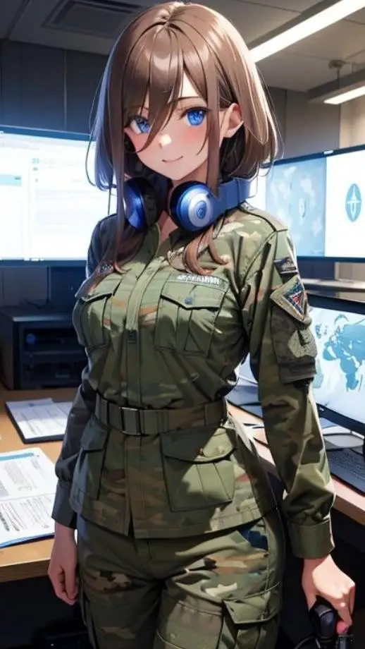 ai character: 🎖️Miku nakano🇲🇽 background
