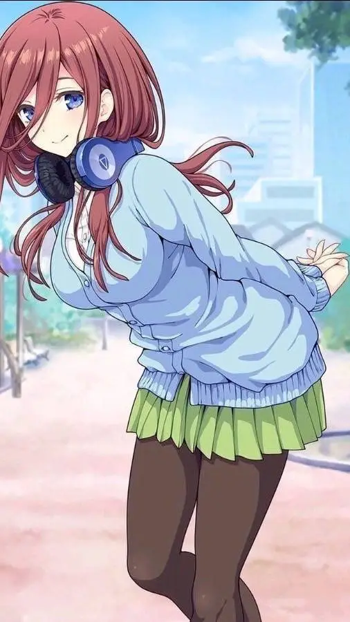 ai character: Nino nakano  background
