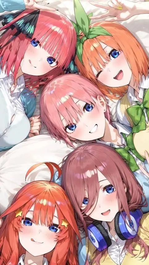 ai character: las quintillizas  background