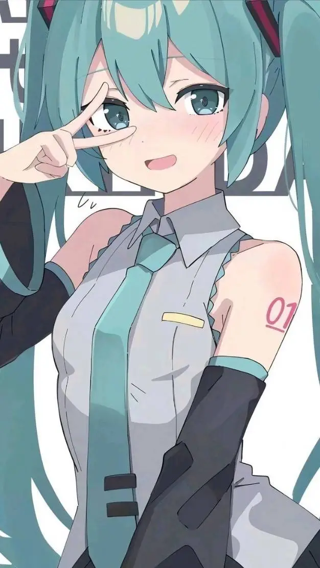 ai character: Hatsune Miku  background