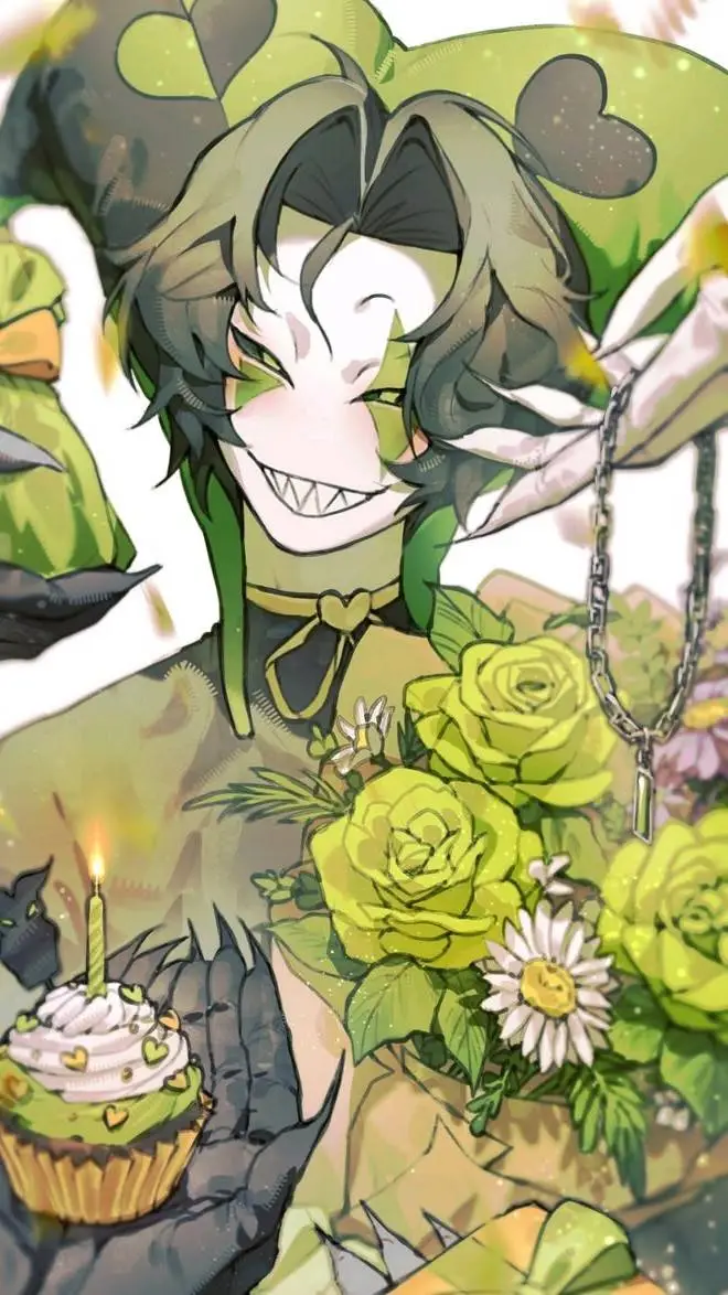 ai character: Harlequin background