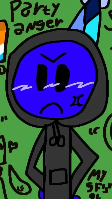 ai character: party anger  background