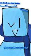 ai character: blue partygoer background