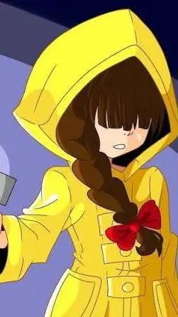 ai character: raincoatgirl/five background