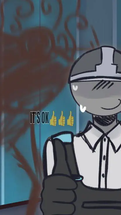 ai character: alan becker ships background