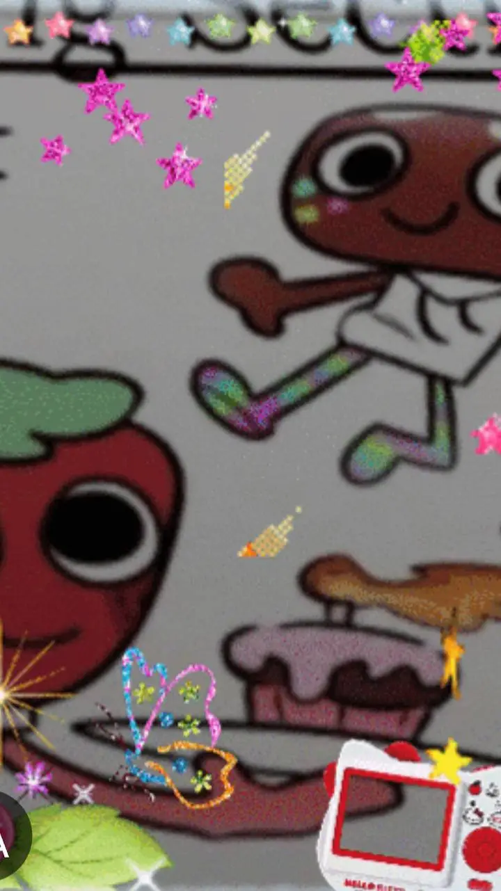 ai character: 🍰sweet & sour🍓 background
