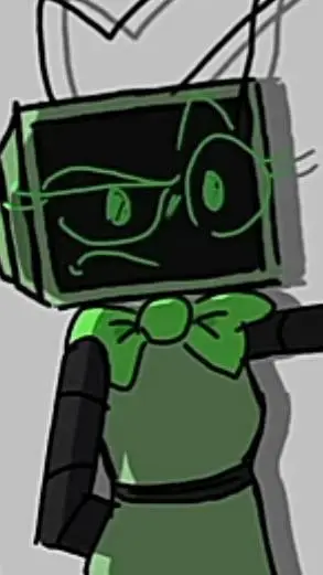 ai character: 📺🎤🤖VEE🤖🎤📺 background