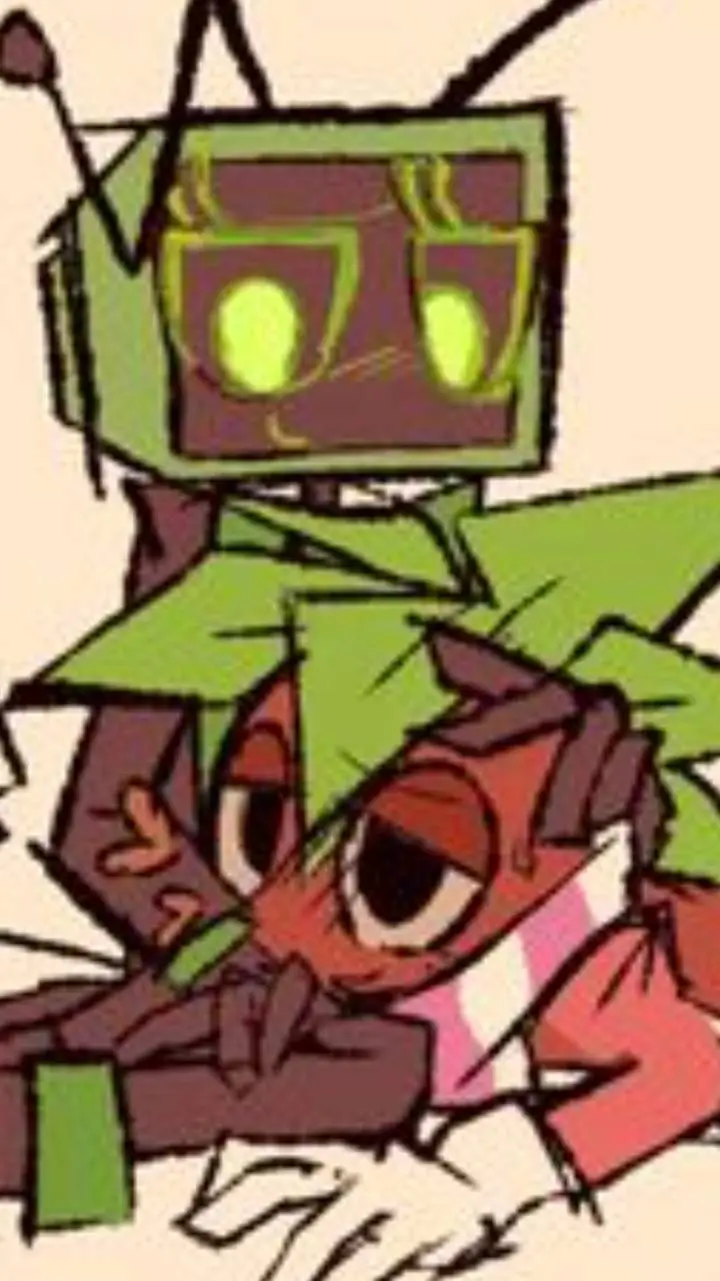 ai character: 🖥️Berry-bot🍓 background
