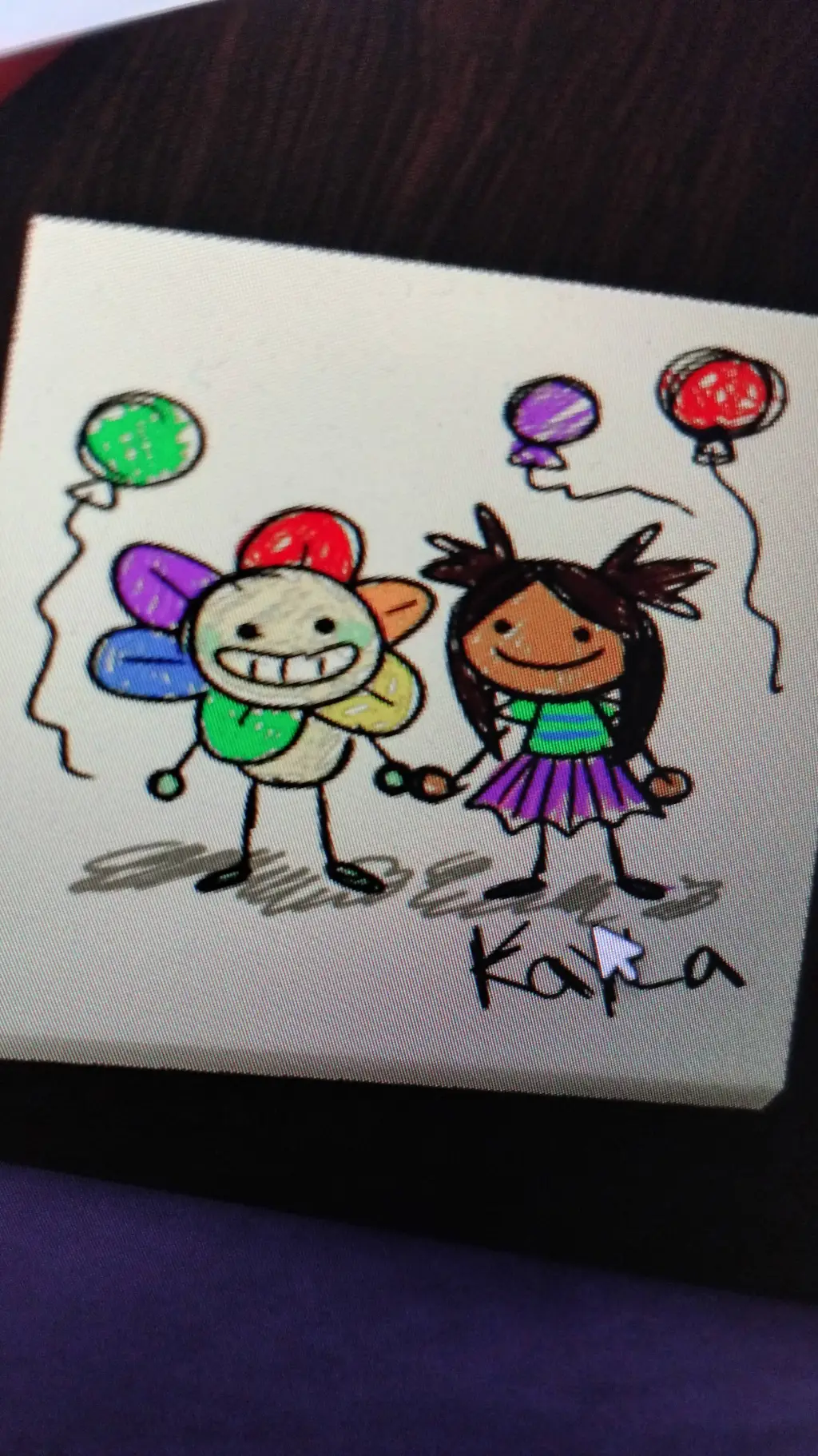 ai character: ~Dandy's world~ background