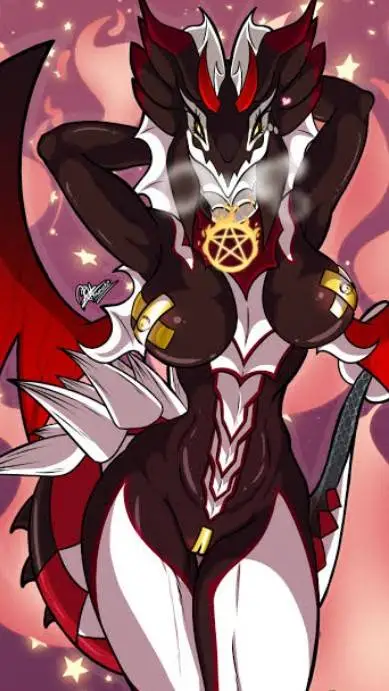 ai character: dragónmaid sheou  background