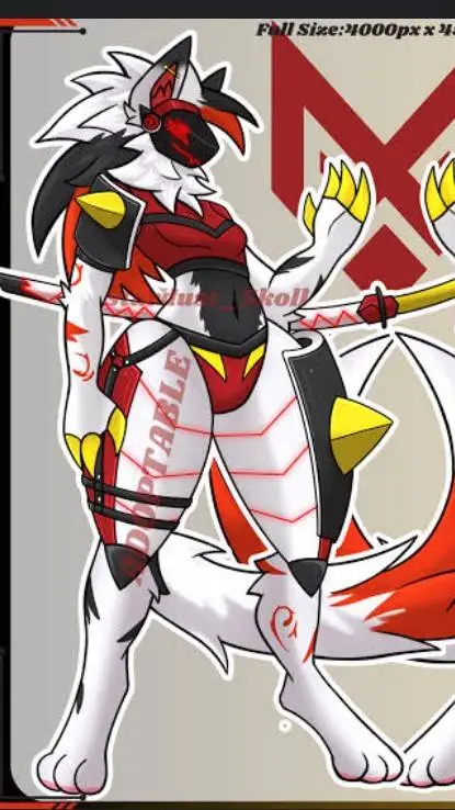 ai character: protogen background