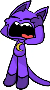 ai character:  catnap background