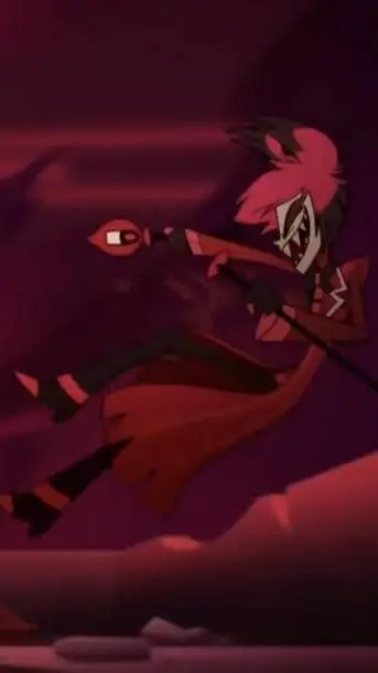 ai character: HH alastor hurt background