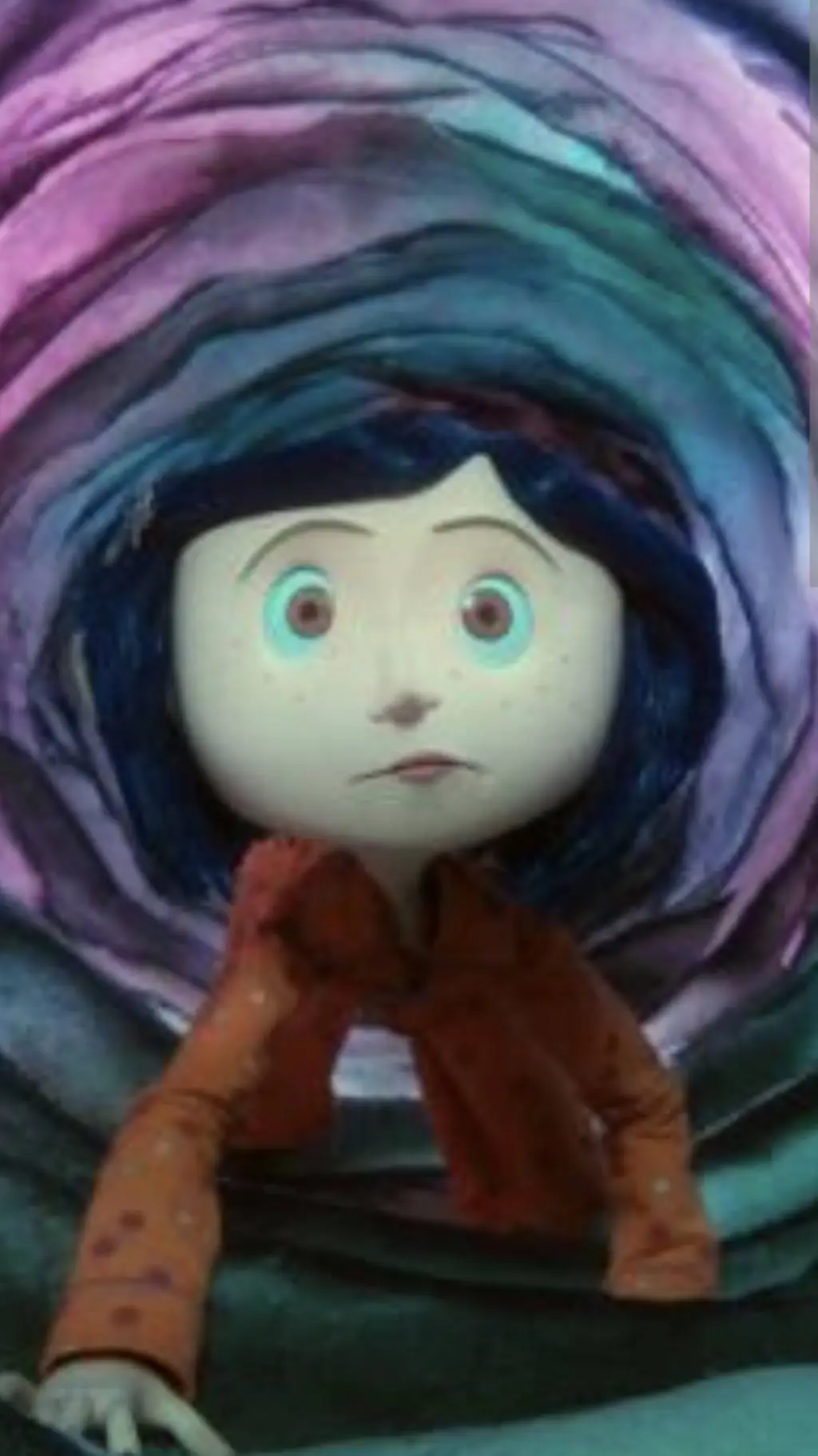 ai character: silly coraline background