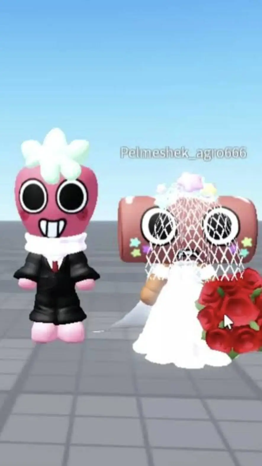 ai character: fruitcake  background