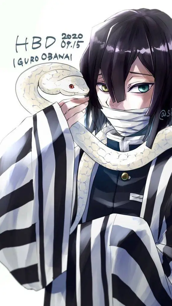ai character: Obanai Iguro background