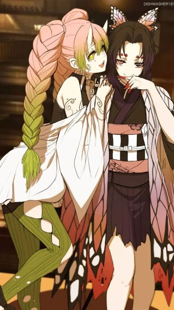 ai character: Demon KochoKanroji background