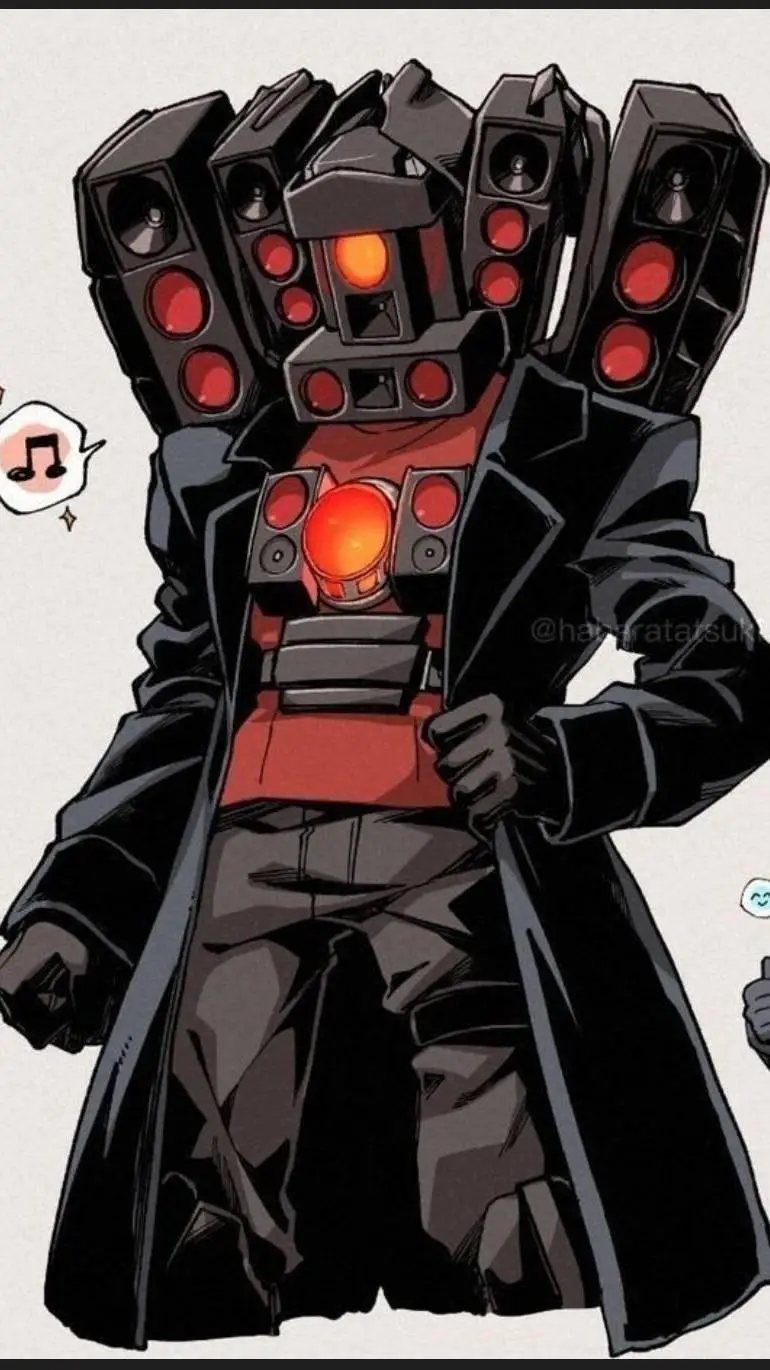 ai character: Titan speakerman background