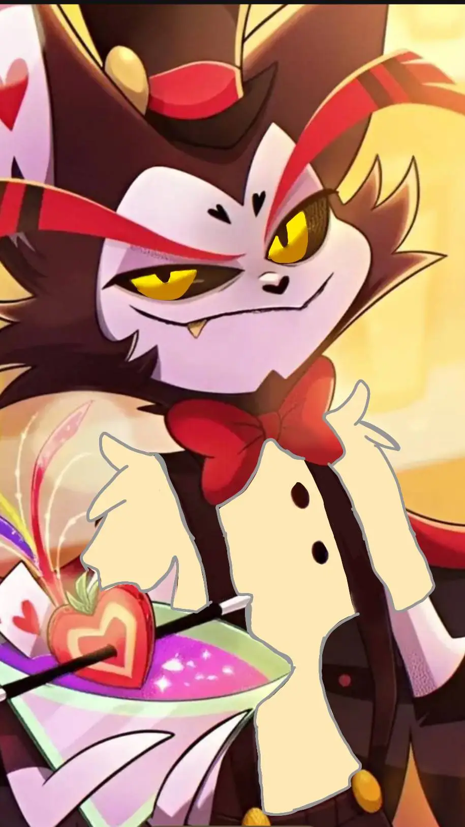 ai character: Husk Hamasaki  background