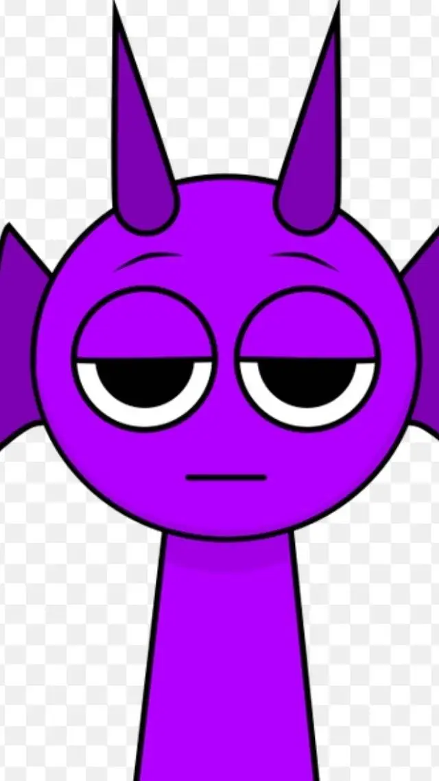ai character: ♤durple♤ background