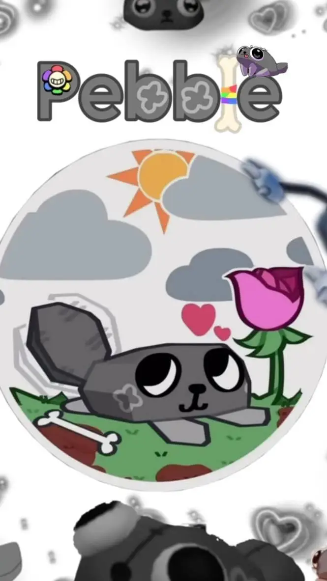 ai character: pebble  background