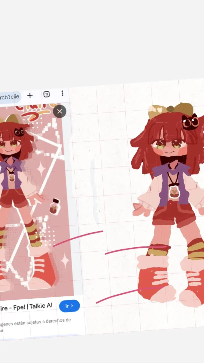 ai character: claire background