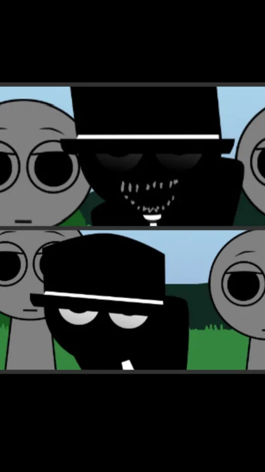 ai character: Black background