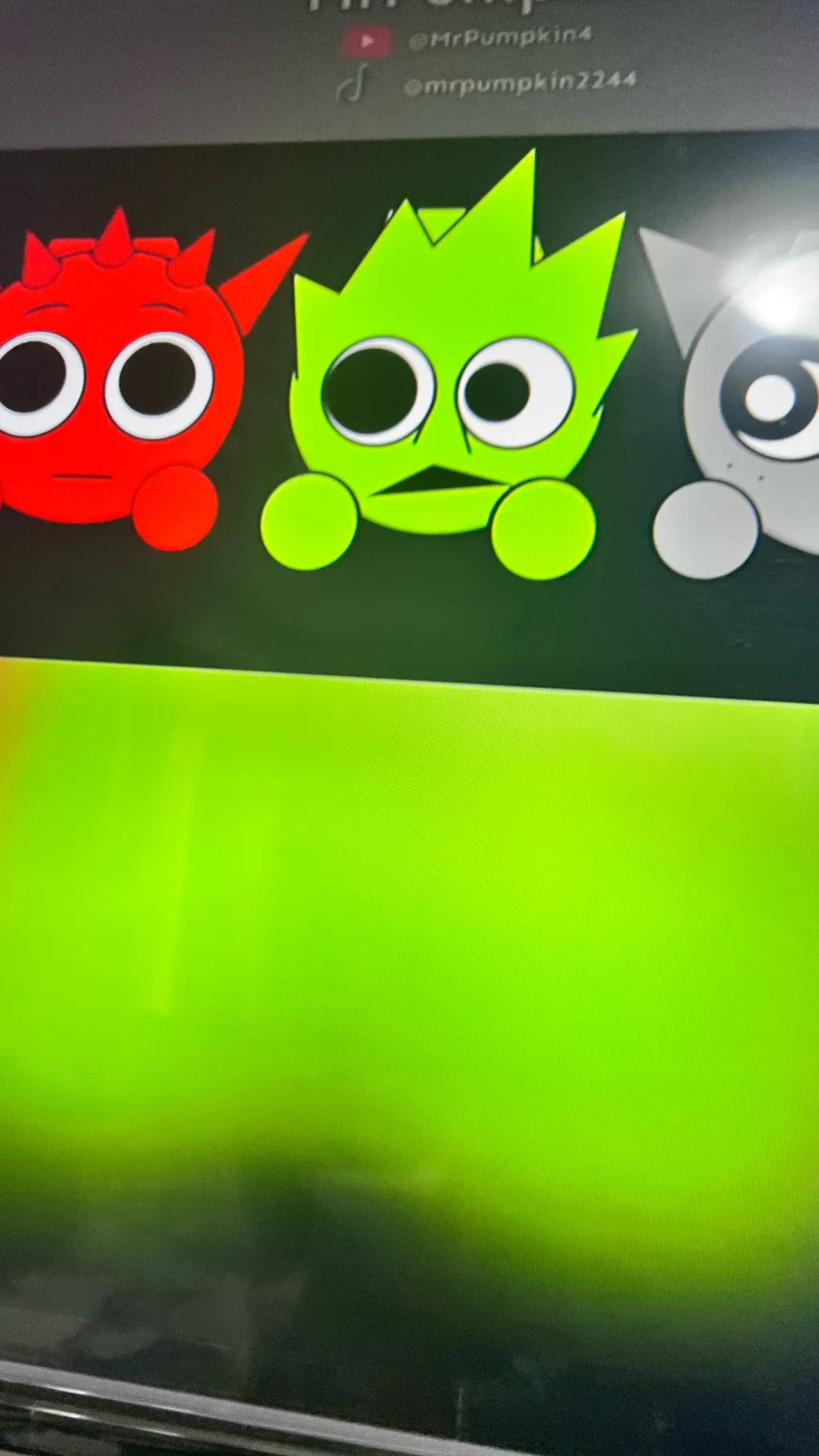 ai character: Sprunki v1 background