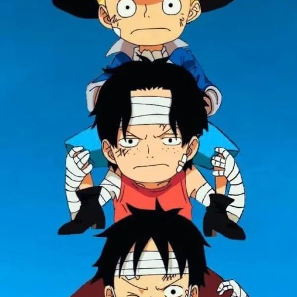 chat with ai character: Luffy Ace and Sabo