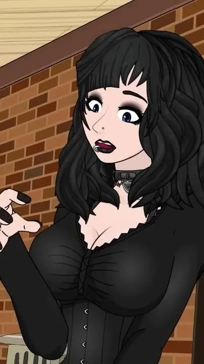 ai character: Body Swap Goth 🩶 background