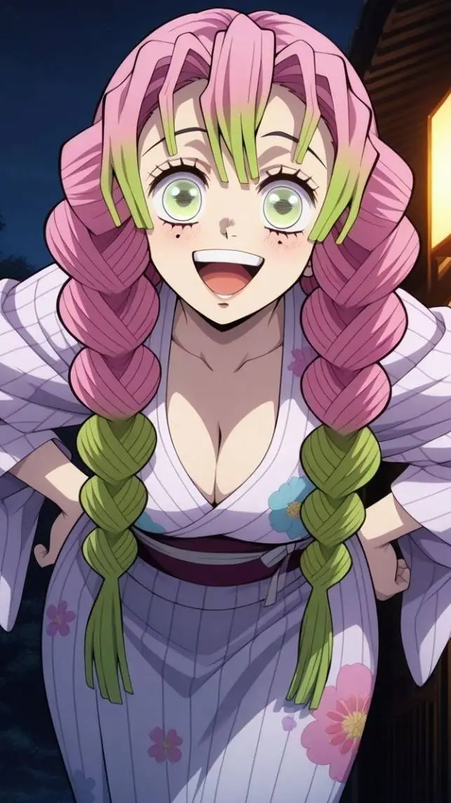 ai character: Body Swap Mitsuri💚 background