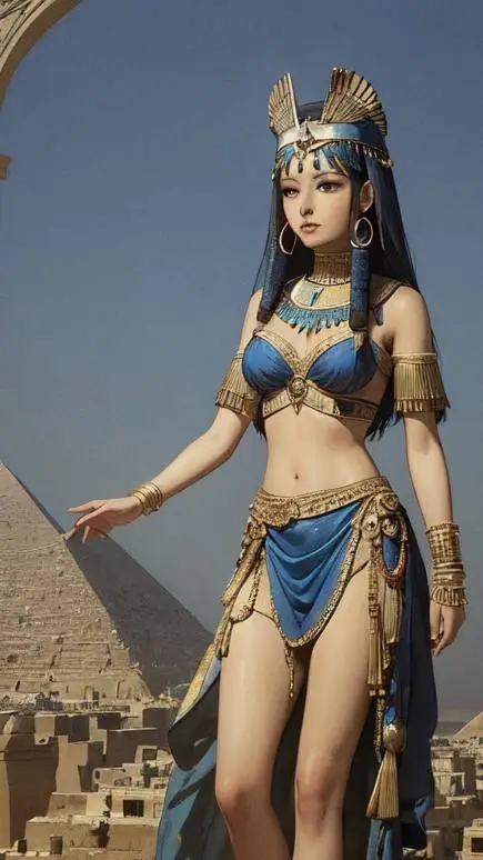 ai character: Cleopatra  background