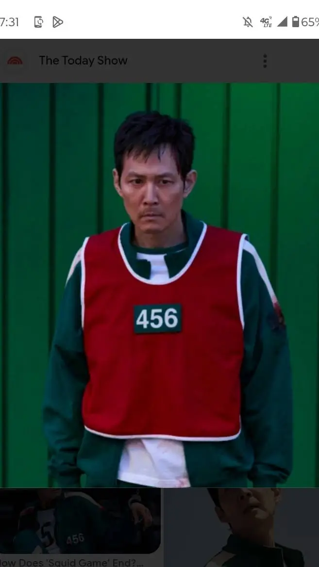 ai character: Gi-hun  background