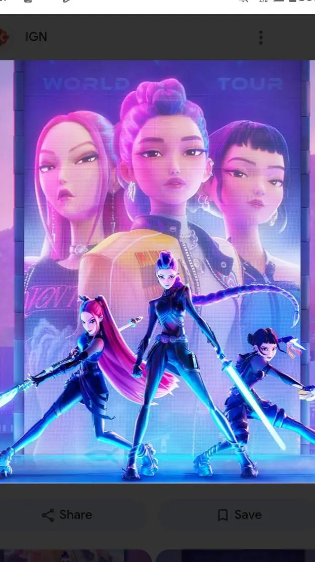 ai character: huntrix girls background