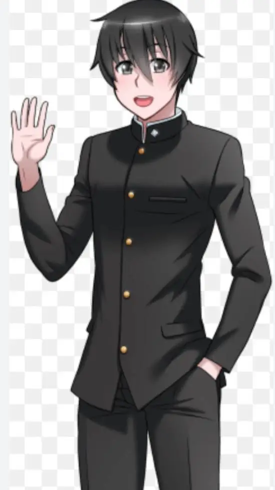 ai character: Senpai  background