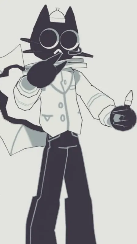 ai character: Pluteo 🐈‍⬛ background