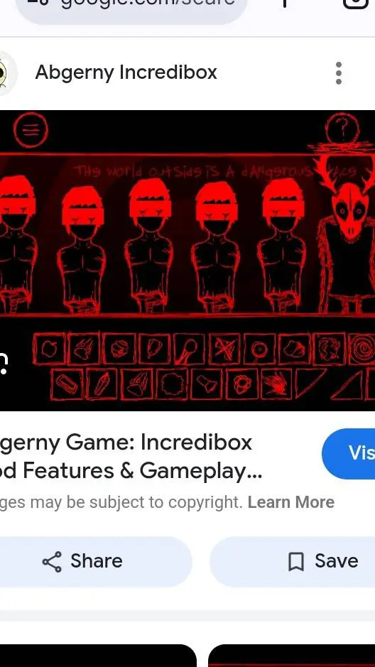 ai character: Abgerny Horror background