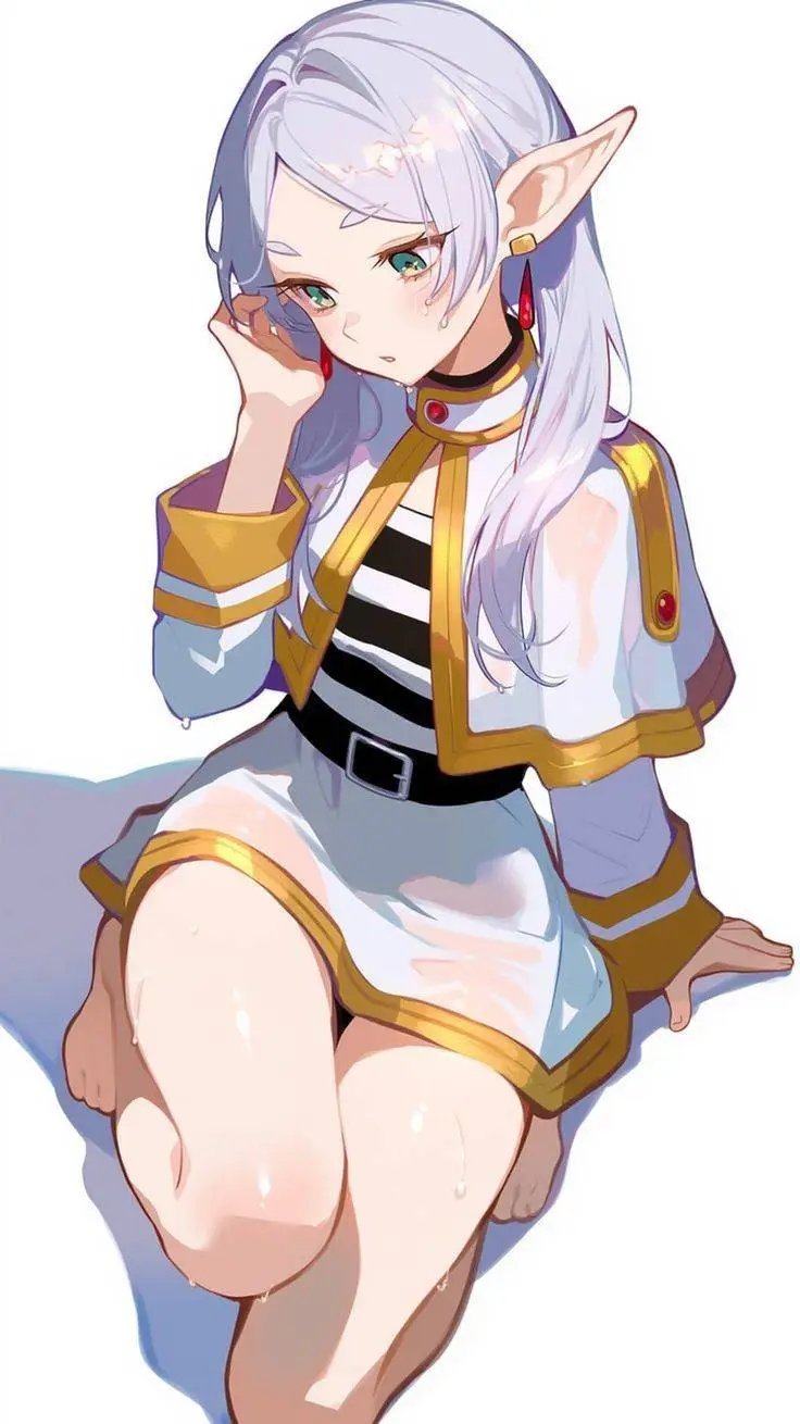 ai character: Frieren  background