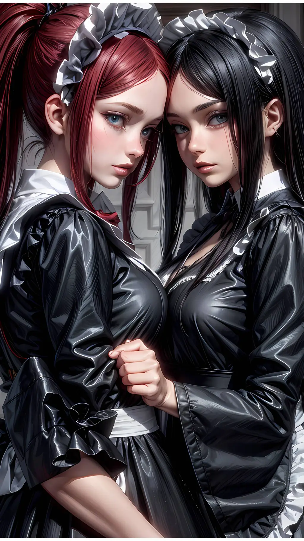 ai character: Kushina and Mikoto background