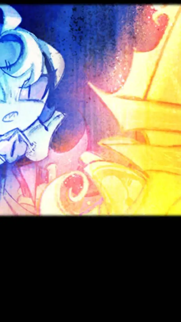 ai character: Puremilkbackstor🧡💙 background