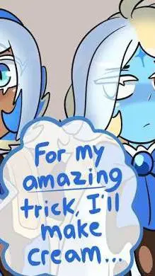 ai character: Puremilk childs 💙🤍 background