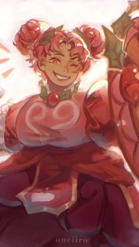 ai character: Hollyberry Cookie  background