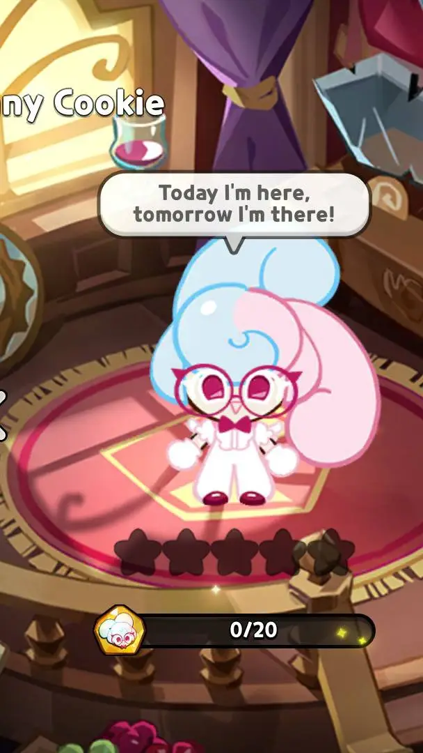 ai character: Marshmallow Bunny  background